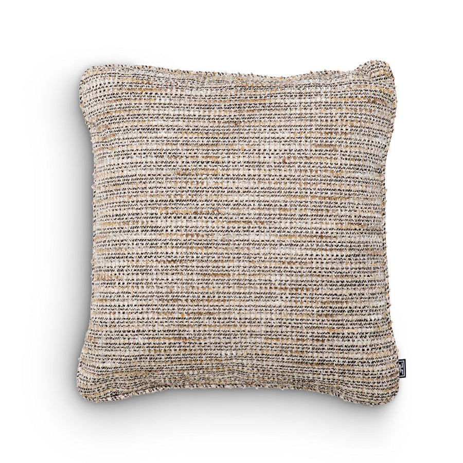 Beige Throw Pillow Mademoiselle