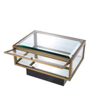 Brass Metal Side Table Ryan
