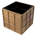 Square Planter L Grid