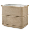 Washed Oak Nightstand Cabana