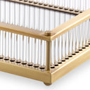 Mirror Bottom Rectangular Tray Cora