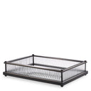 Mirror Bottom Rectangular Tray Cora
