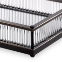 Mirror Bottom Rectangular Tray Cora