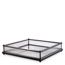 Mirror Bottom Square Tray Cora