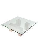 Square Glass Coffee Table Ikal