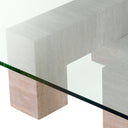 Square Glass Coffee Table Ikal