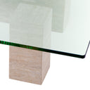 Square Glass Coffee Table Ikal