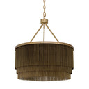 Antique Brass Fringe Chandelier Tissot