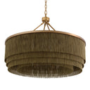 Antique Brass Fringe Chandelier Tissot