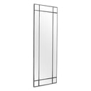 Metal Framed Bevelled Mirror L Beaumont