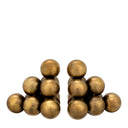 Metallic Orbs Bookend Set (2) Carioca