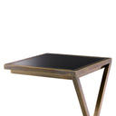 Glass Side Table Cross