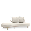 Off White Outdoor Sofa Laguno