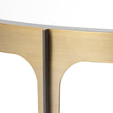 Semi-Circular Glass Console Table Artemisa