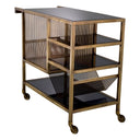 Vintage Brass Trolley Sterling