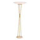 White Glass Floor Lamp Collina