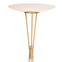 White Glass Floor Lamp Collina