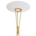 White Glass Floor Lamp Collina