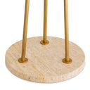 White Glass Floor Lamp Collina