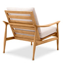 Natural Teak Outdoor Chair Manzo