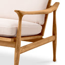Natural Teak Outdoor Chair Manzo