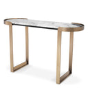 Marble Brass Console Table Fabio