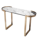 Marble Brass Console Table Fabio