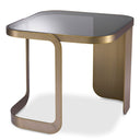 Smoked Glass Side Table Numa