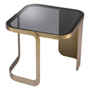 Smoked Glass Side Table Numa