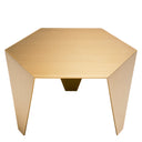 Hexagonal Side Table Metro Chic