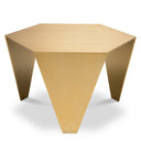Hexagonal Side Table Metro Chic