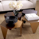 Hexagonal Side Table Metro Chic