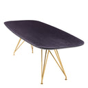 Black Oak Top Dining Table Levante