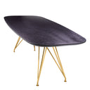 Black Oak Top Dining Table Levante