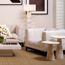Limestone Pedestal Side Table Adriana