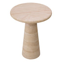 Limestone Pedestal Side Table Adriana