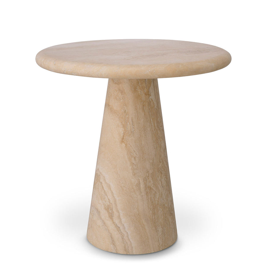 Limestone Pedestal Side Table Adriana