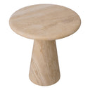 Limestone Pedestal Side Table Adriana
