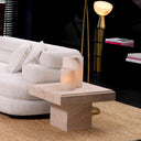 Travertine Side Table Sartoria