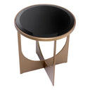 Bevelled Glass Side Table Elegance