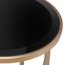Bevelled Glass Side Table Elegance
