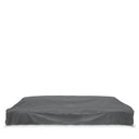 Light Gray Curved Outdoor Sofa Bjorn