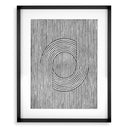 Monochrome Lines Art Prints (2) Cedar Grooves