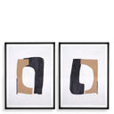 Minimalist Art Prints (2) Cardboard Cutouts