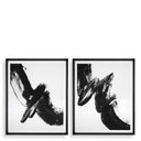Monochrome Art Prints Set (2) Black Expression
