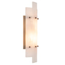 Alabaster Brass Wall Lamp Ruby