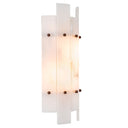 Alabaster Brass Wall Lamp Ruby