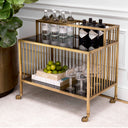 Contemporary Brass Trolley Rutherford