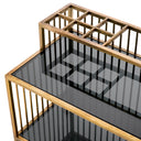 Contemporary Brass Trolley Rutherford