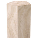 Hexagonal Travertine Column Cuneo